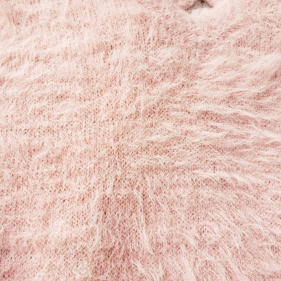 Ruby Moon Fuzzy Criscross Oversized Sweater Sz M - Picture 4 of 8